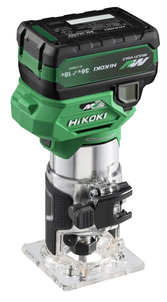 하이코키 M3608DA XPZ 36V 6mm 8mm 충전 트리머 세트 배터리1개 포함