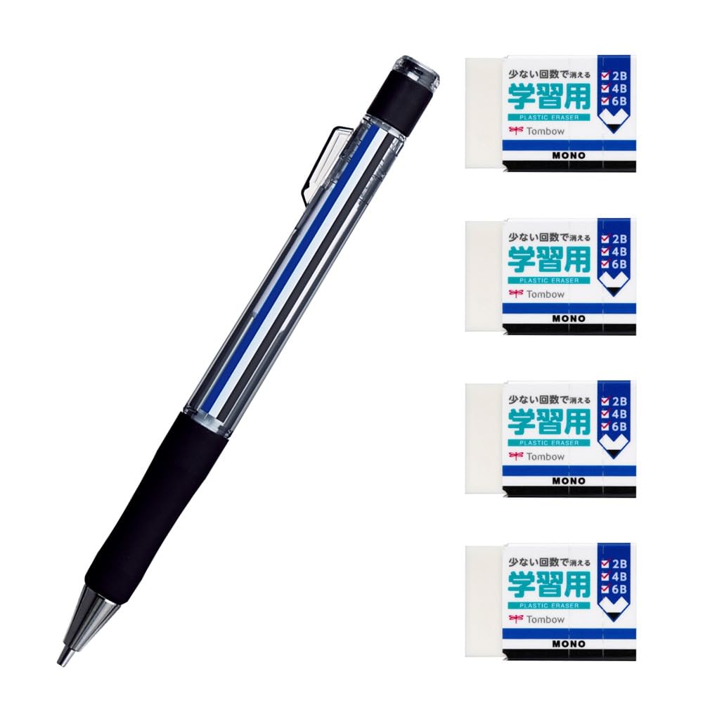 톰보 모노워크 모노 DPB-151A 1.3mm 샤프 지우개 세트