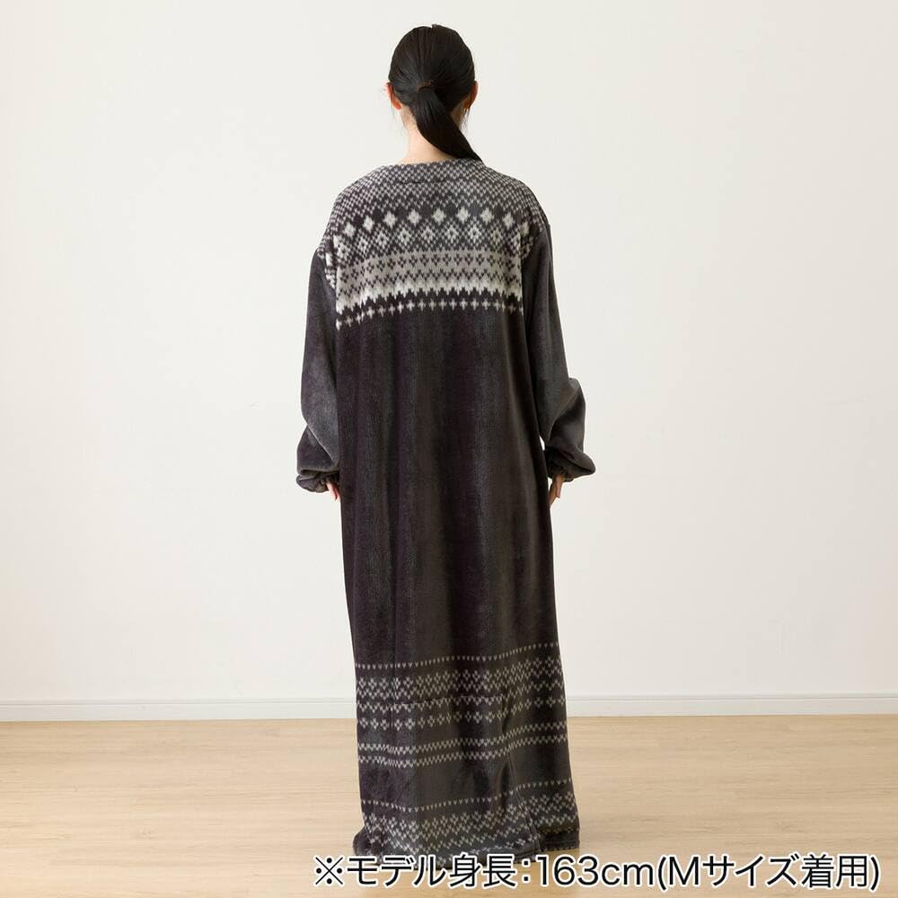 니토리 N웜 착용형 담요 롱 M 다크그레이 2115100074085 이미지 9