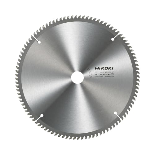 하이코키 팁쏘 0031-7817 255mm 100날 원형톱날 가로절단 이미지 1