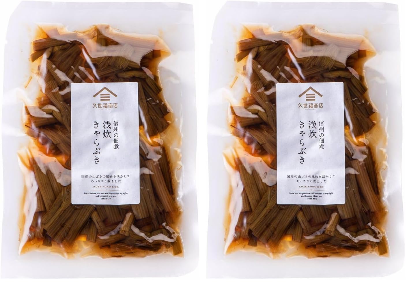 쿠제후쿠상점 아사다키 캬라부키 80g Pack of