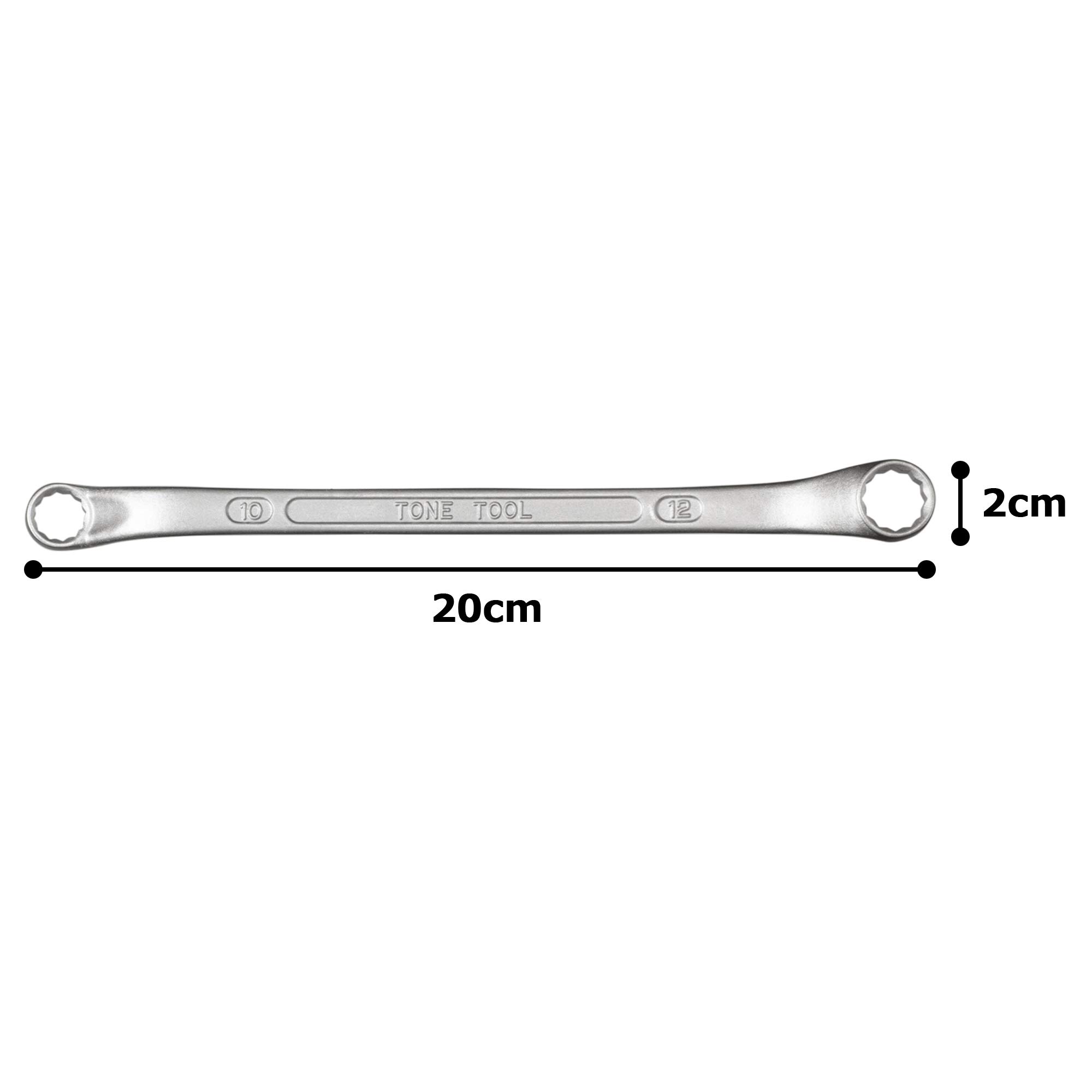 토네 롱 메카닉 옵셋렌치 HPM44-1012 10x12mm 45도 이미지 5