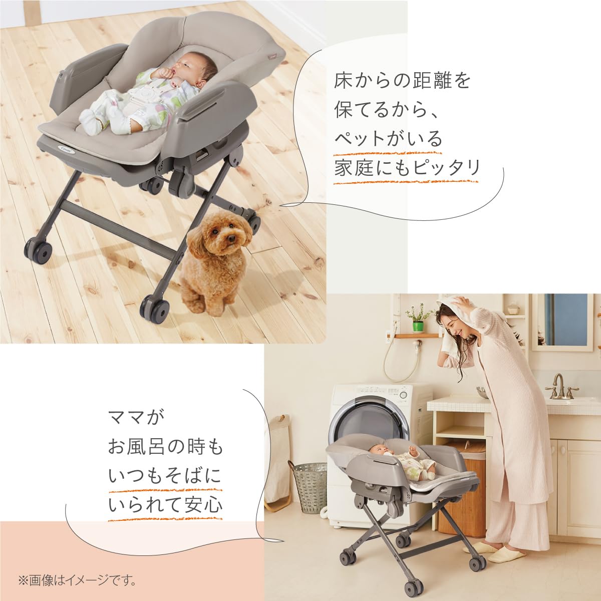 콤비 네무리라 블루 Fit AQ 하이로체어 스탠다드 모델 이미지 5