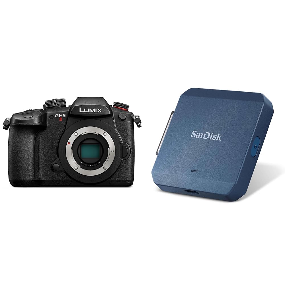 파나소닉 루믹스 블랙 DC-GH5M2 미러리스 카메라 바디