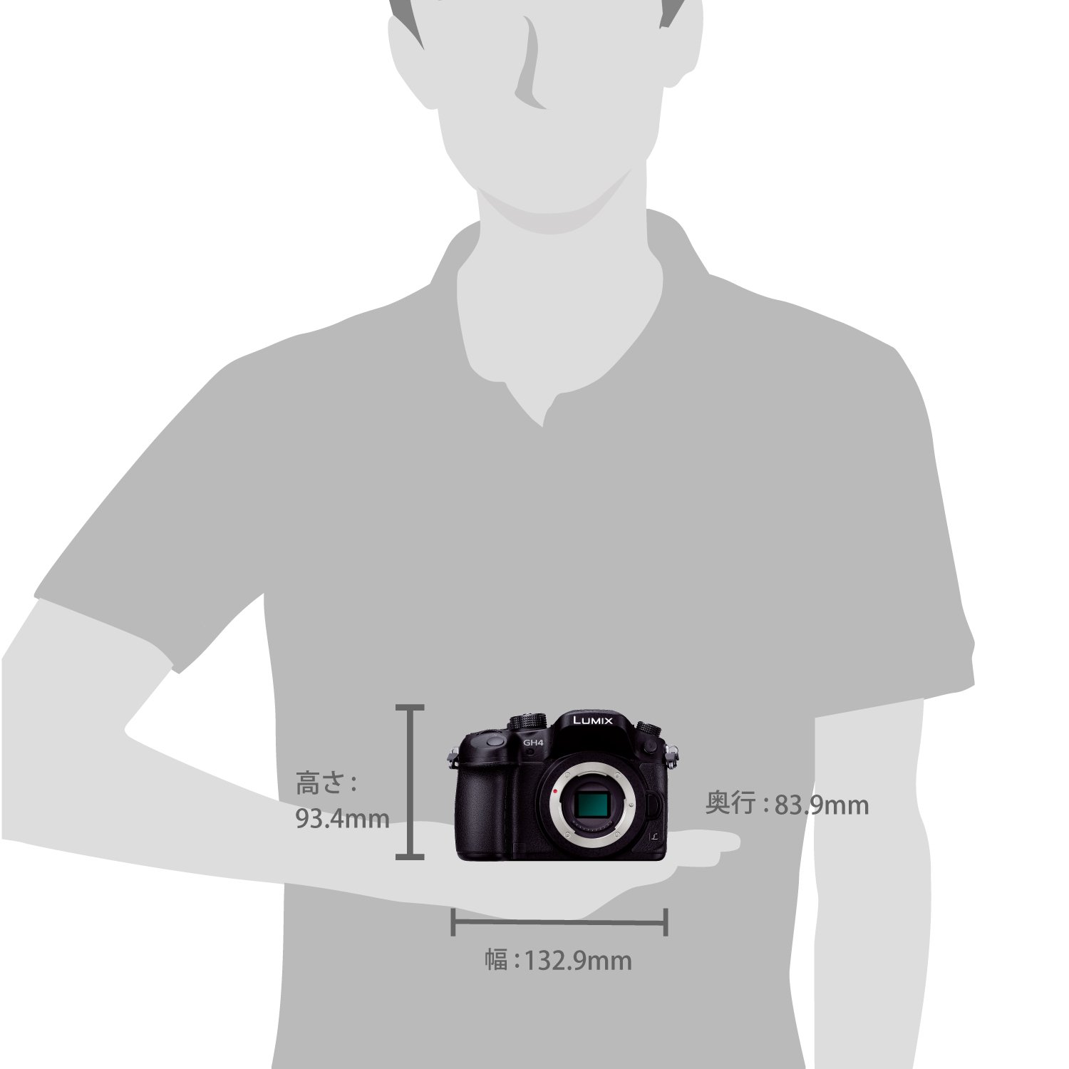 [중고] 파나소닉 루믹스 GH4 블랙 바디 2014년형 바디 이미지 3