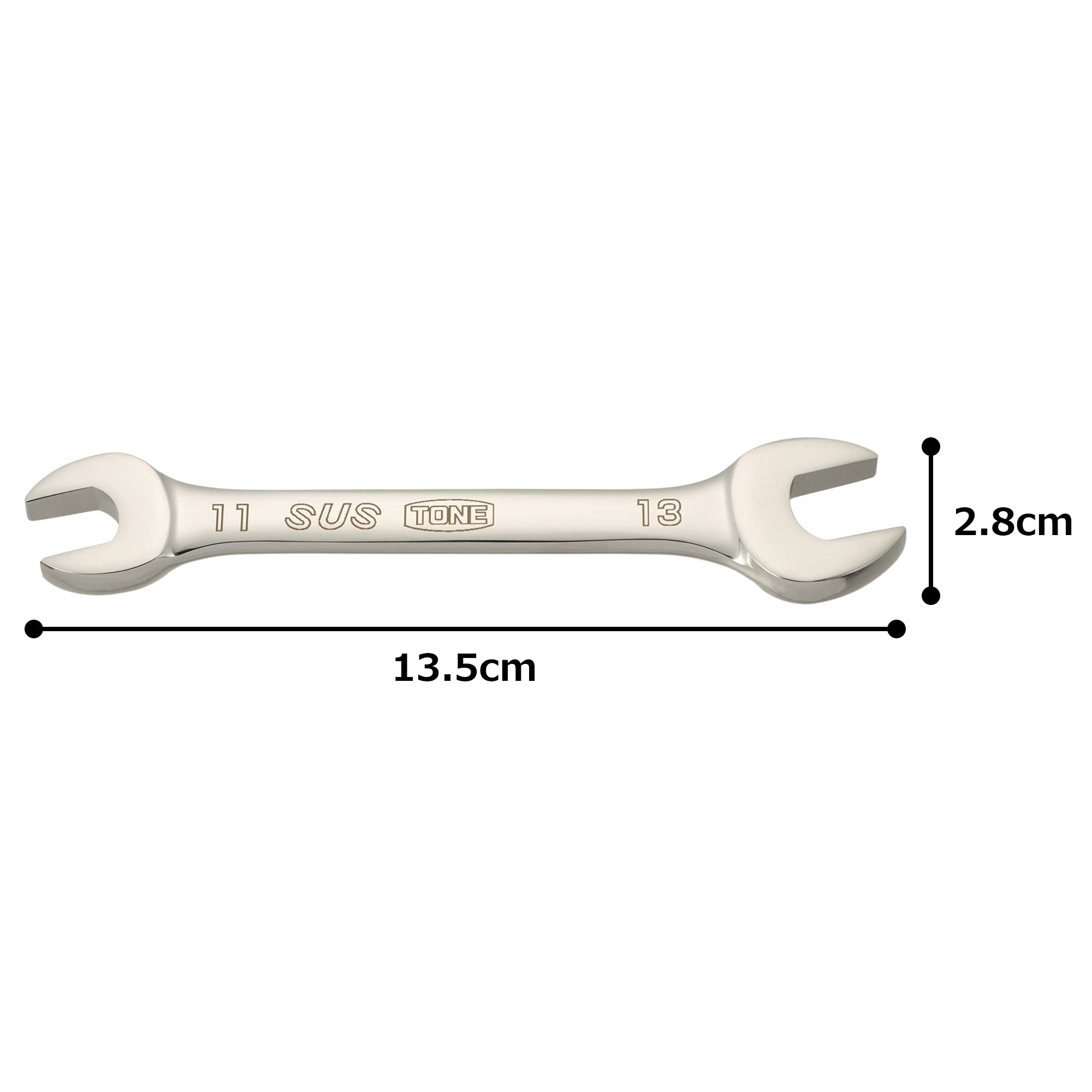 토네 SUS 스패너 SS-1113 11x13mm 양구스패너 이미지 4