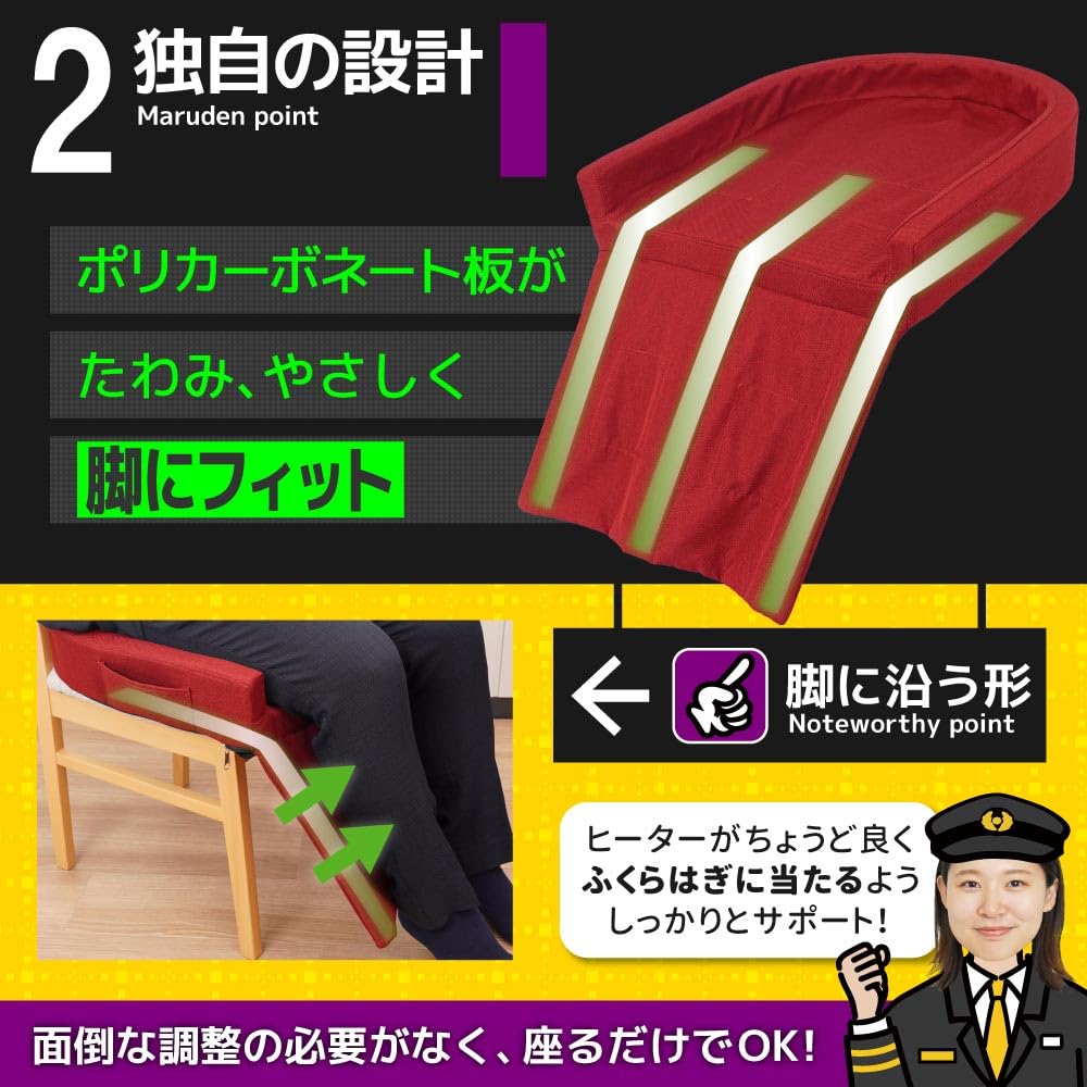 산코 전차 좌석 히터 그레이 HUHT25HGY 온열 방석 이미지 5