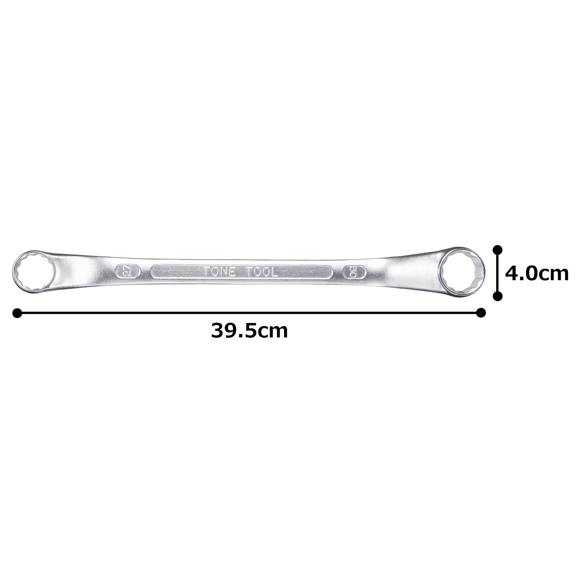 토네 M45-2730 27x30mm 45도 롱 옵셋렌치 이미지 6