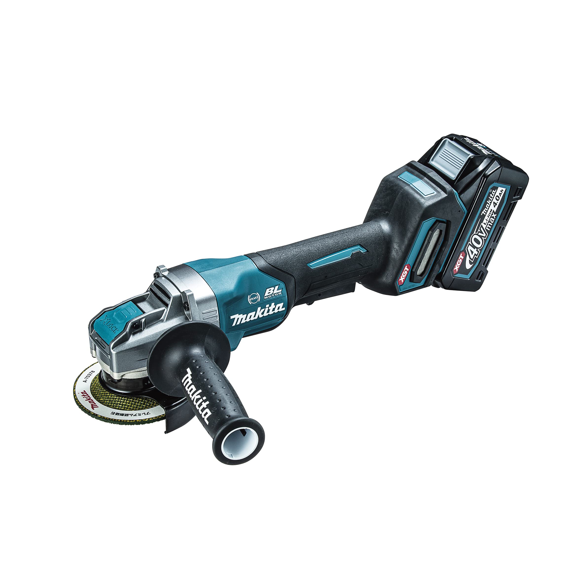 마키타 GA045GRMX 100mm 40Vmax 충전 디스크 그라인더 세트