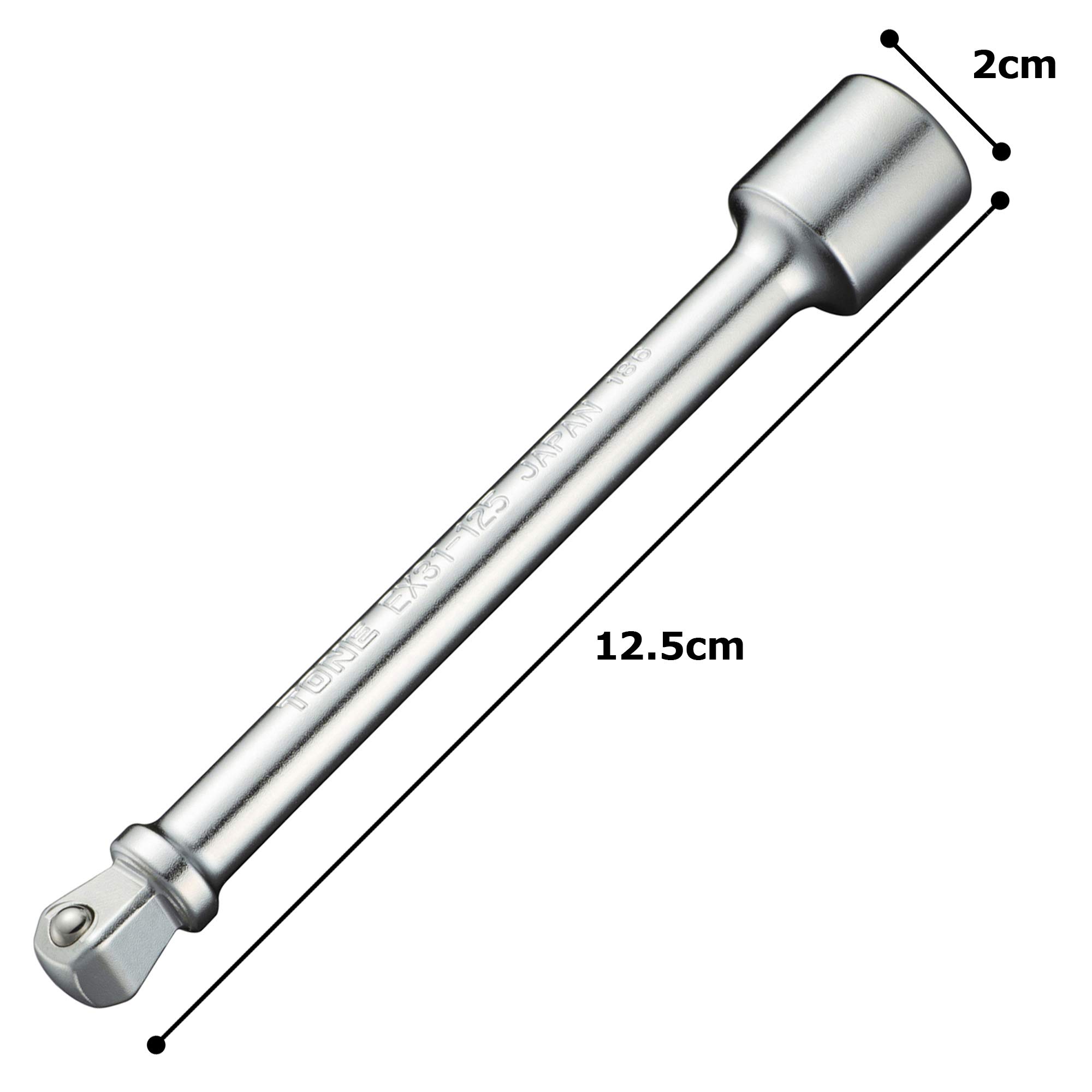 토네 HPEX31-125 9.5mm 125mm 소켓 연장대 스윙형 이미지 5