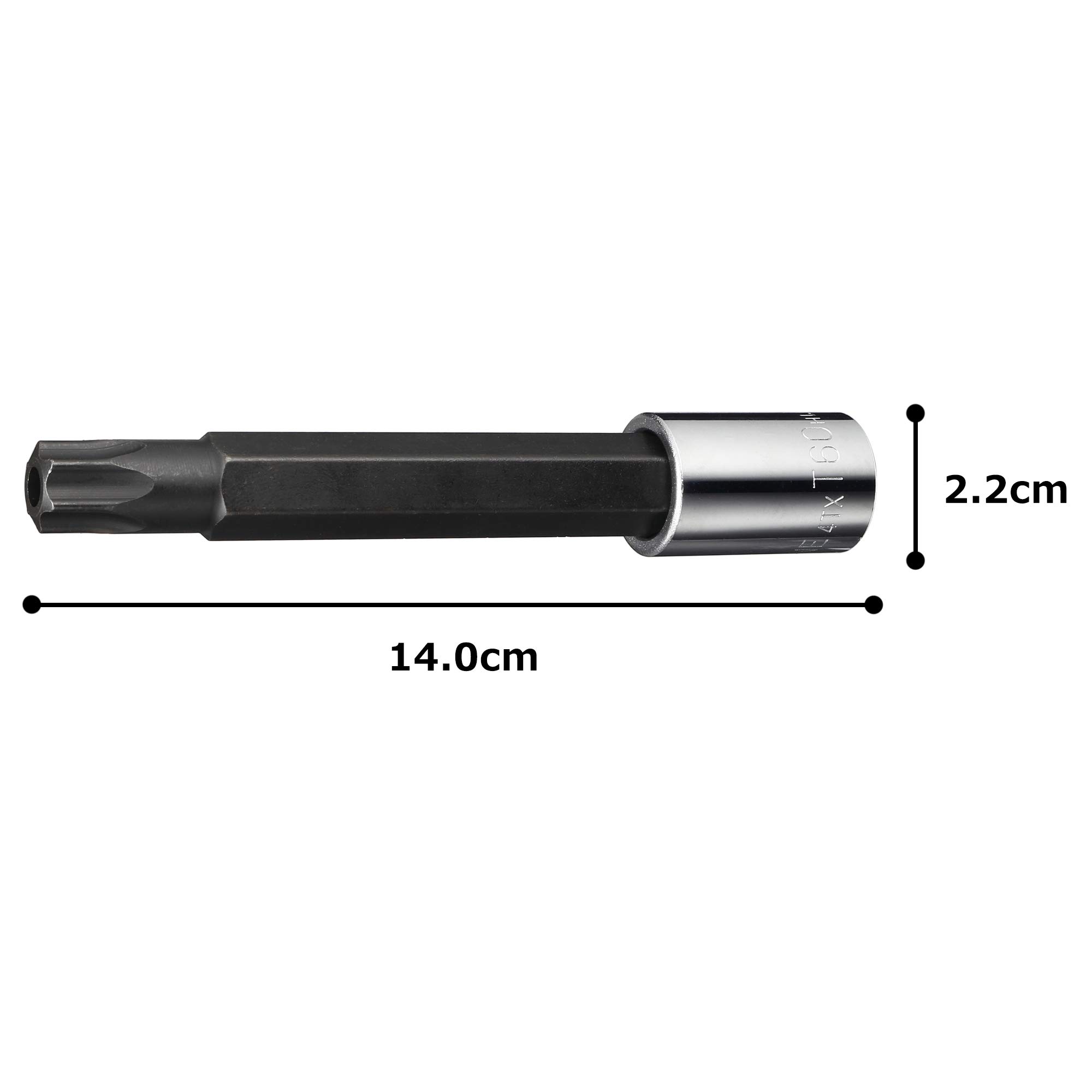 토네 HP4TX-T60HL 12.7mm 롱 별렌치 소켓 보안형 T60H 이미지 5