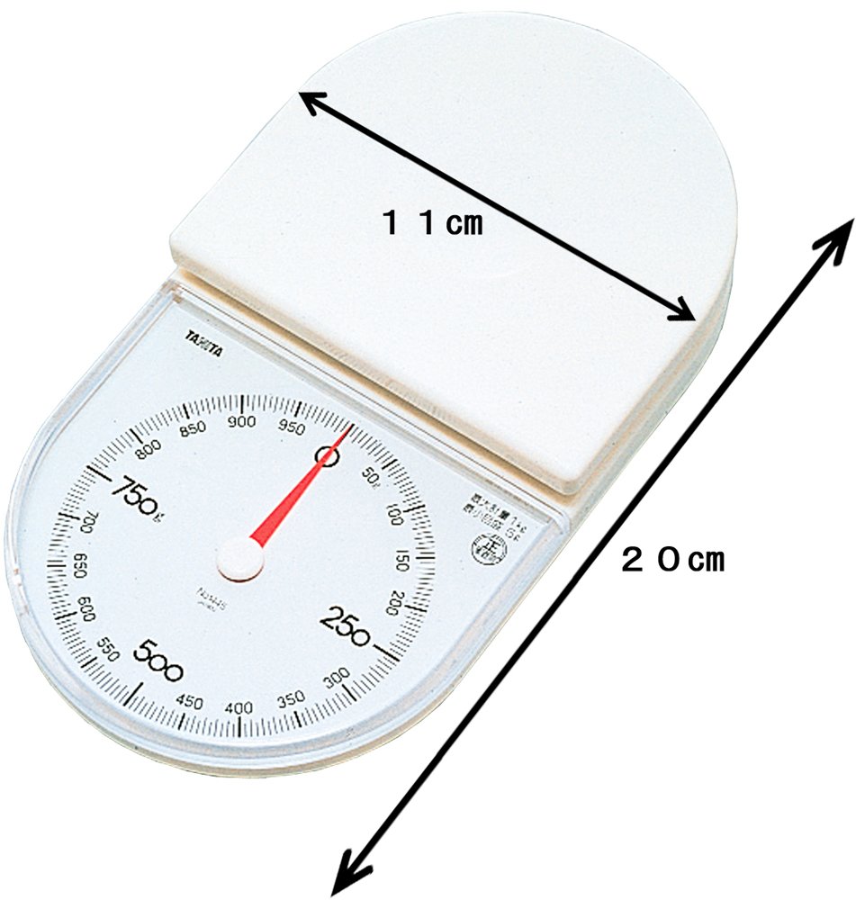 타니타 타니페티 1445 화이트 1kg 주방저울 1kg 5g단위 이미지 2