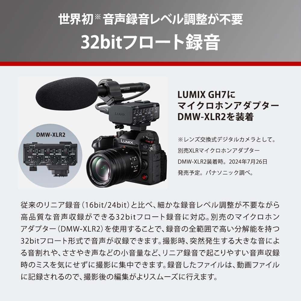 파나소닉 루믹스 DC-GH7 블랙 256GB 미러리스 카메라 바디 이미지 7