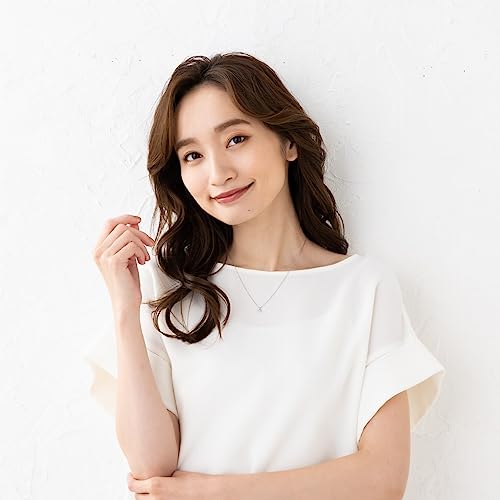 교세라 옐로우핑크골드 KCAMZ001 1부 다이아몬드 목걸이 K18 플래티넘 이미지 4