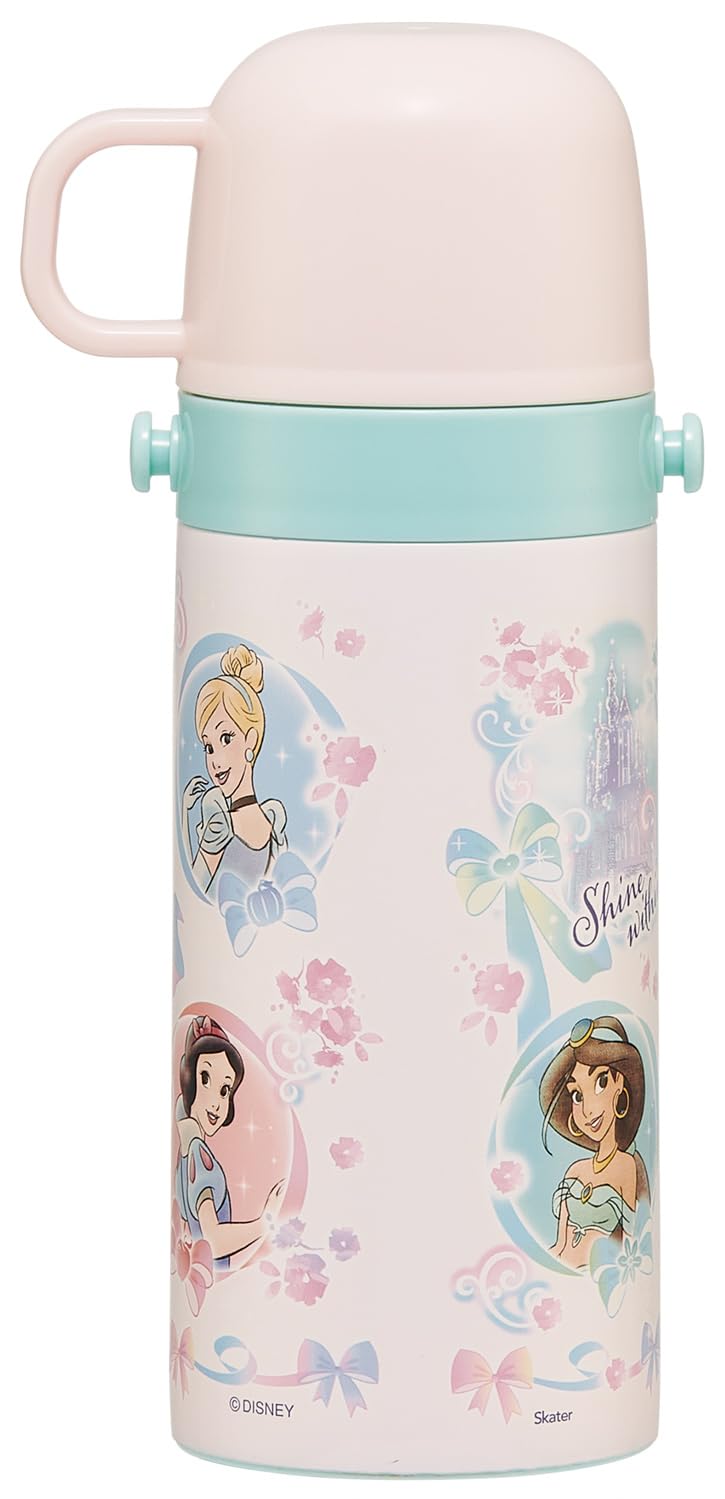 스케이터 디즈니 프린세스 25 400ml 어린이 물통 2WAY 빨대/컵 보온보냉 경량 이미지 9
