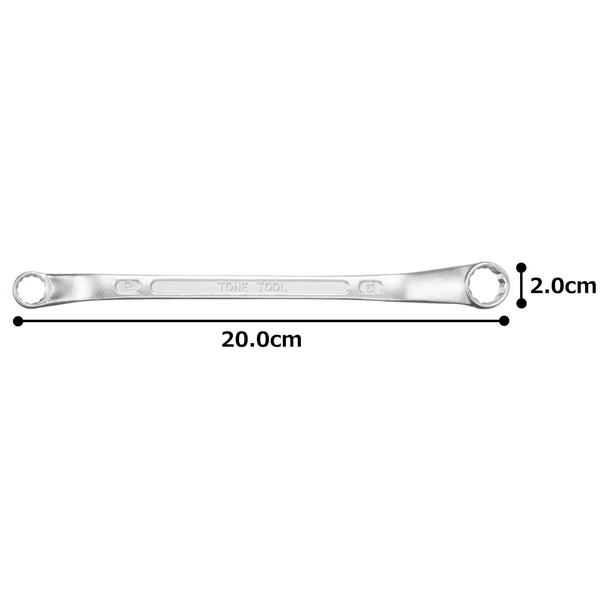 토네 M45-1013 10x13mm 45도 롱 옵셋렌치 이미지 6