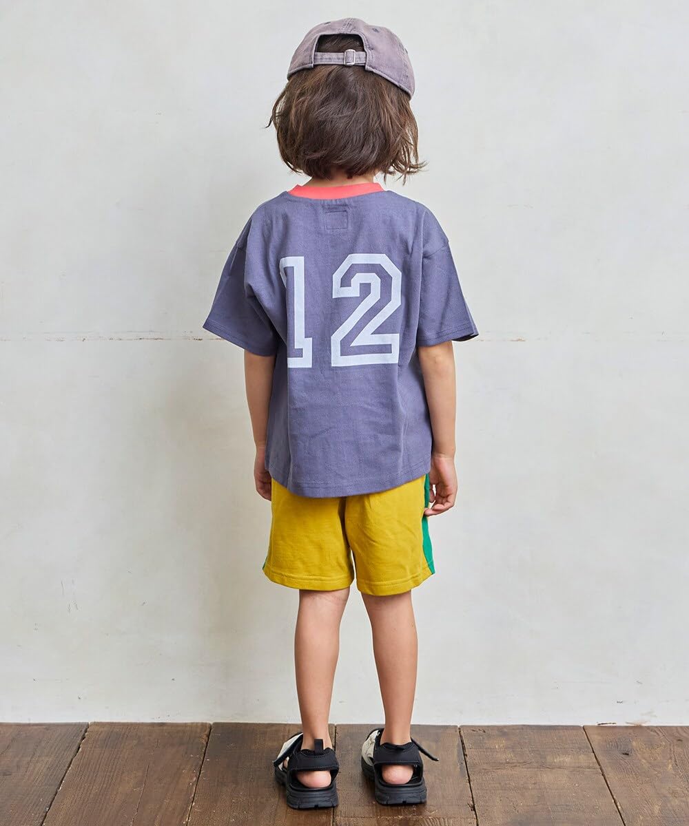마키즈 사이드 라인 컷 반바지 Ｃ２０블루 100 이미지 5
