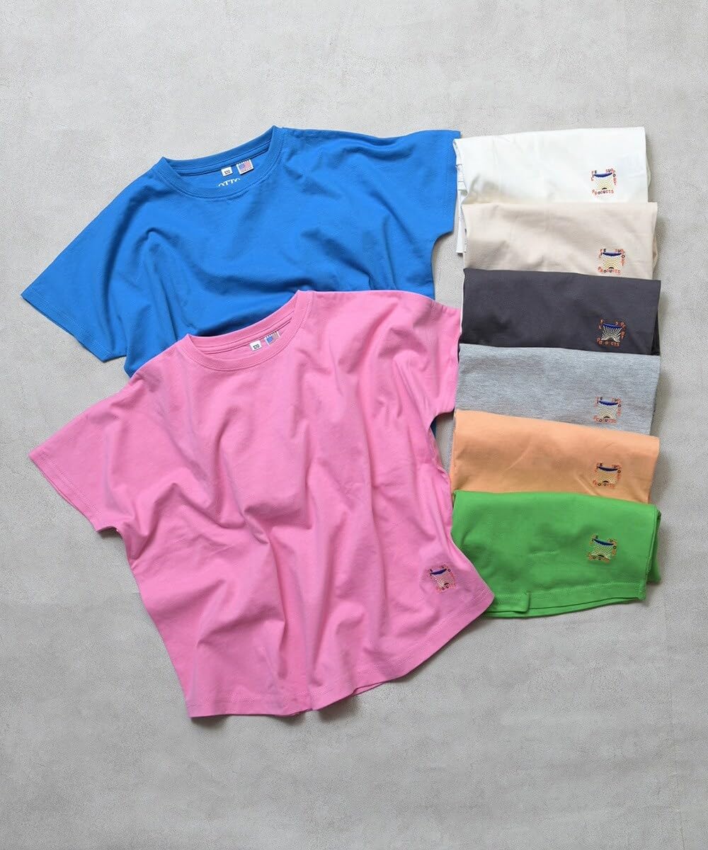 마키즈 COTTON from U.S.A 돌먼 티셔츠 B61 그레이 헤더 130 이미지 2