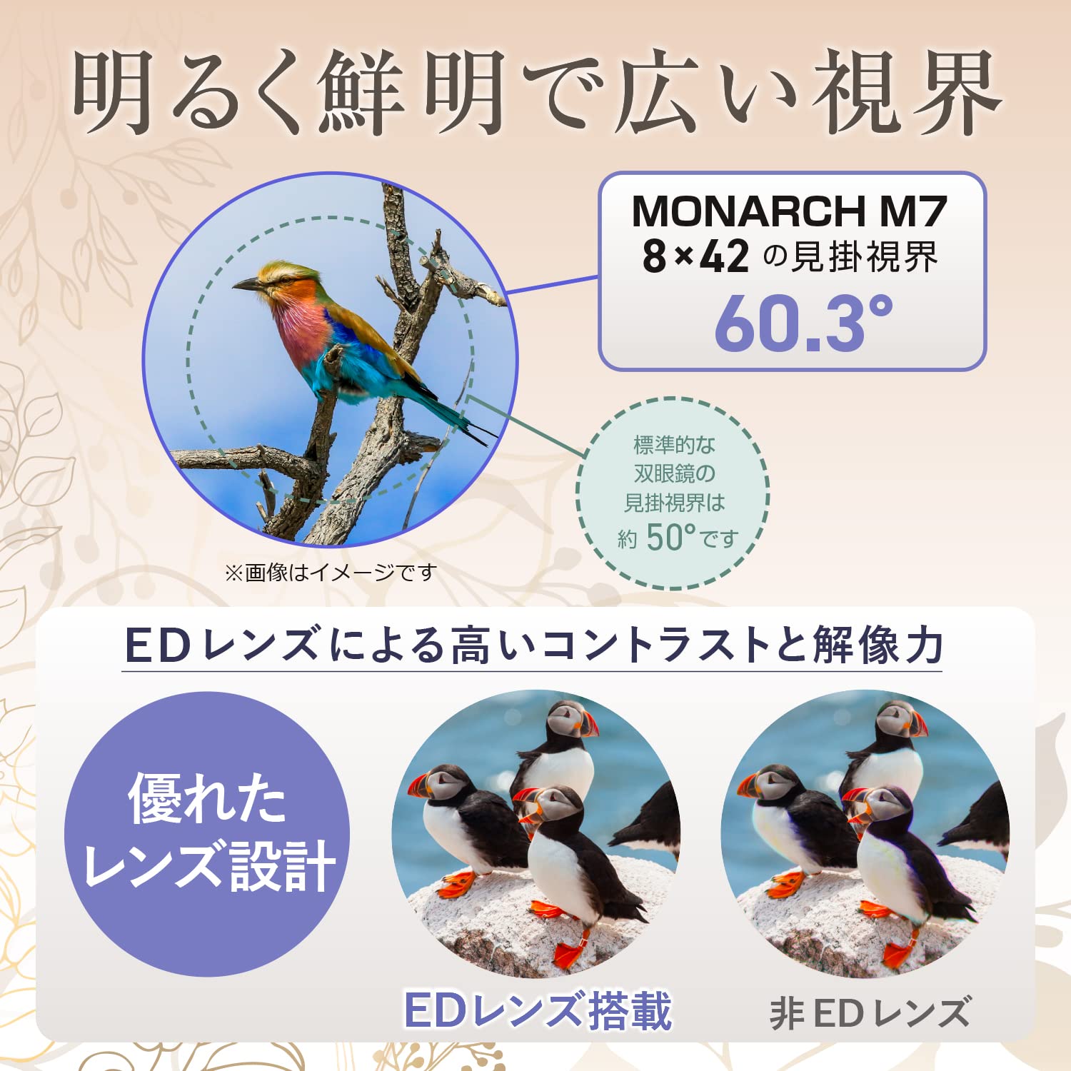 니콘 모나크 M7 8x42 다하 프리즘 쌍안경 쌍안경 하이그레이드 단품 이미지 4