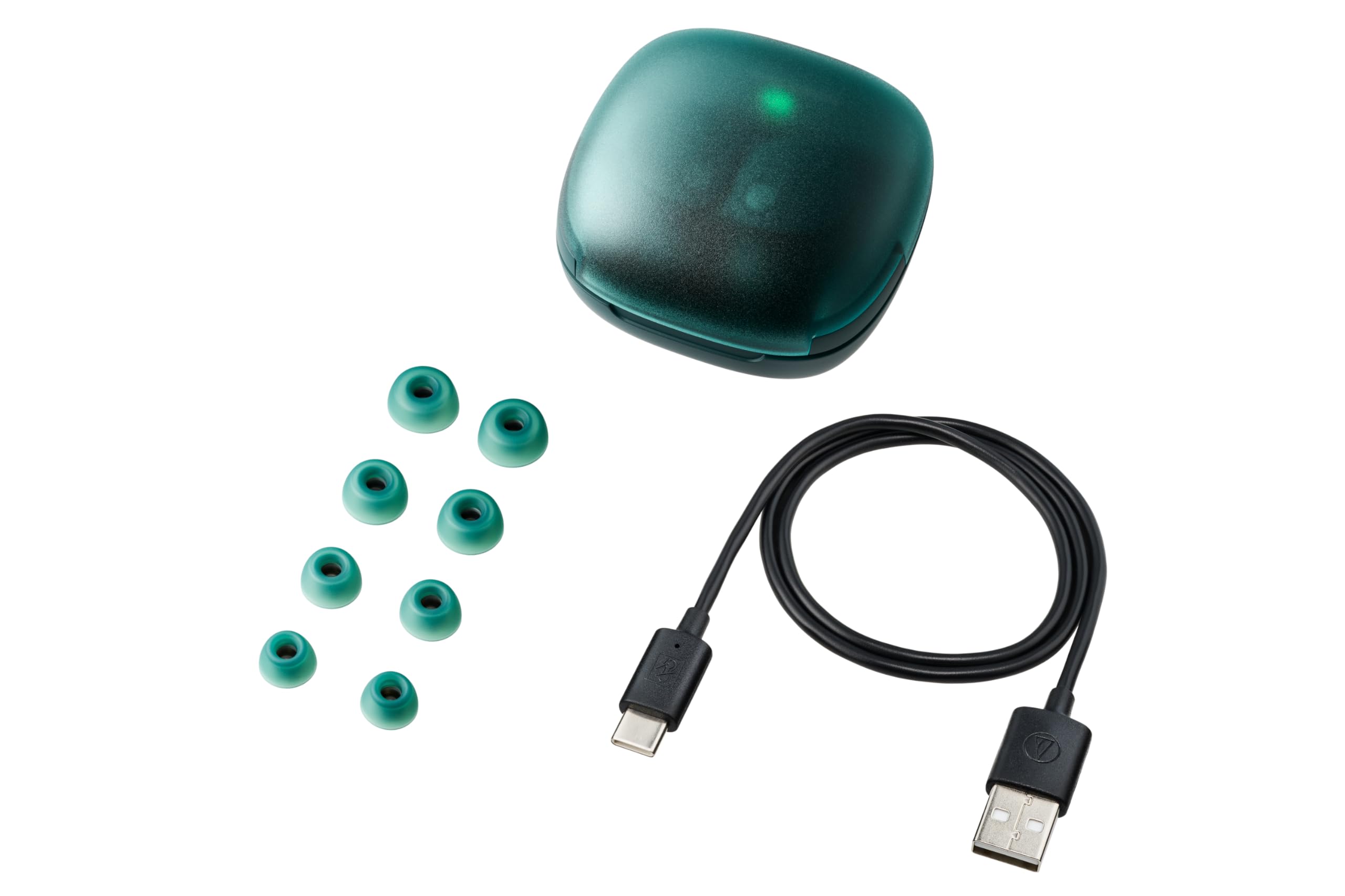 오디오테크니카 솔리드베이스 그린 ATH-CKS50TW2 노이즈캔슬링 무선이어폰 이미지 14