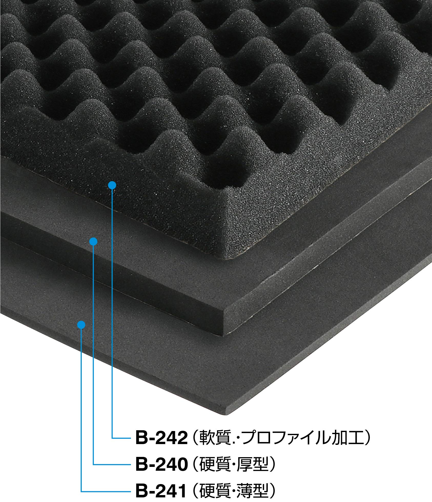 호잔 B-240 접착식 경질 완충 우레탄 400x480x15mm 15mm 두께 시트 이미지 3