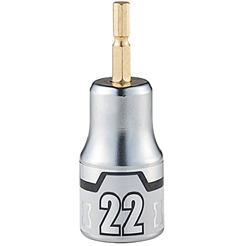 KTC 난공불락 22mm BZP63S-22 임팩트 쇼트 소켓비트 육각