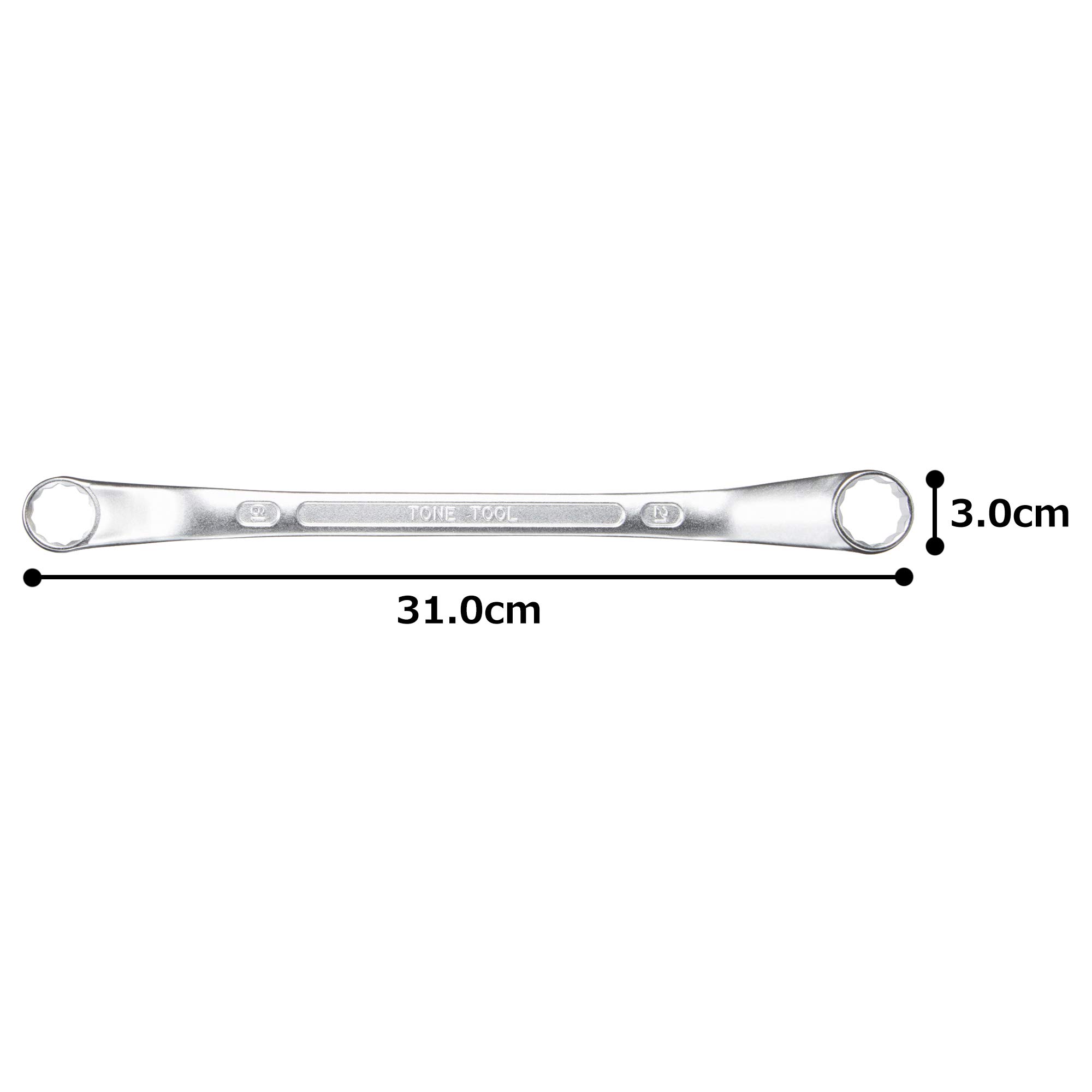 토네 HPM45-1921 19x21mm 45도 롱 옵셋렌치 이미지 6