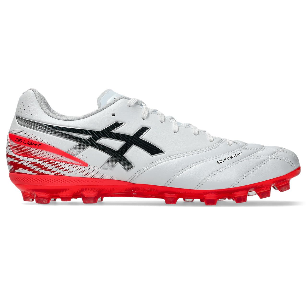 아식스 축구화 DS LIGHT PRO 27.0 cm 2E 102(화이트/플래시 레드) 이미지 3