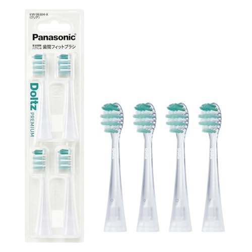 파나소닉 돌츠 EW08304-X 4개입 교체용 칫솔모 치간 밀착형