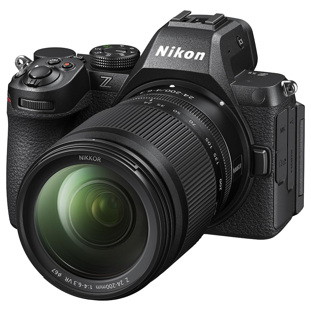 니콘 Z5II 24-200mm 미러리스 카메라 블랙 단품 렌즈킷 24-200mm