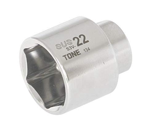 토네 SUS 소켓 S3V-22 6각 9.5mm 22mm