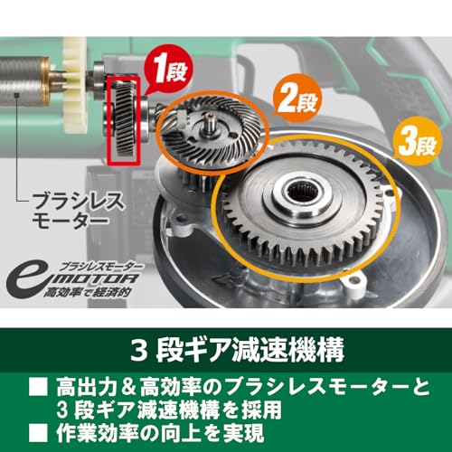 하이코키 충전 로터리 밴드쏘 CB3612DA 36V 120mm 본체 이미지 4