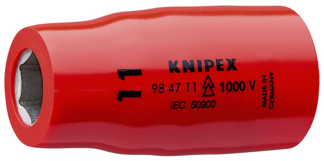 크니펙스 9847-11 1/2인치 절연 소켓 1000V 11mm