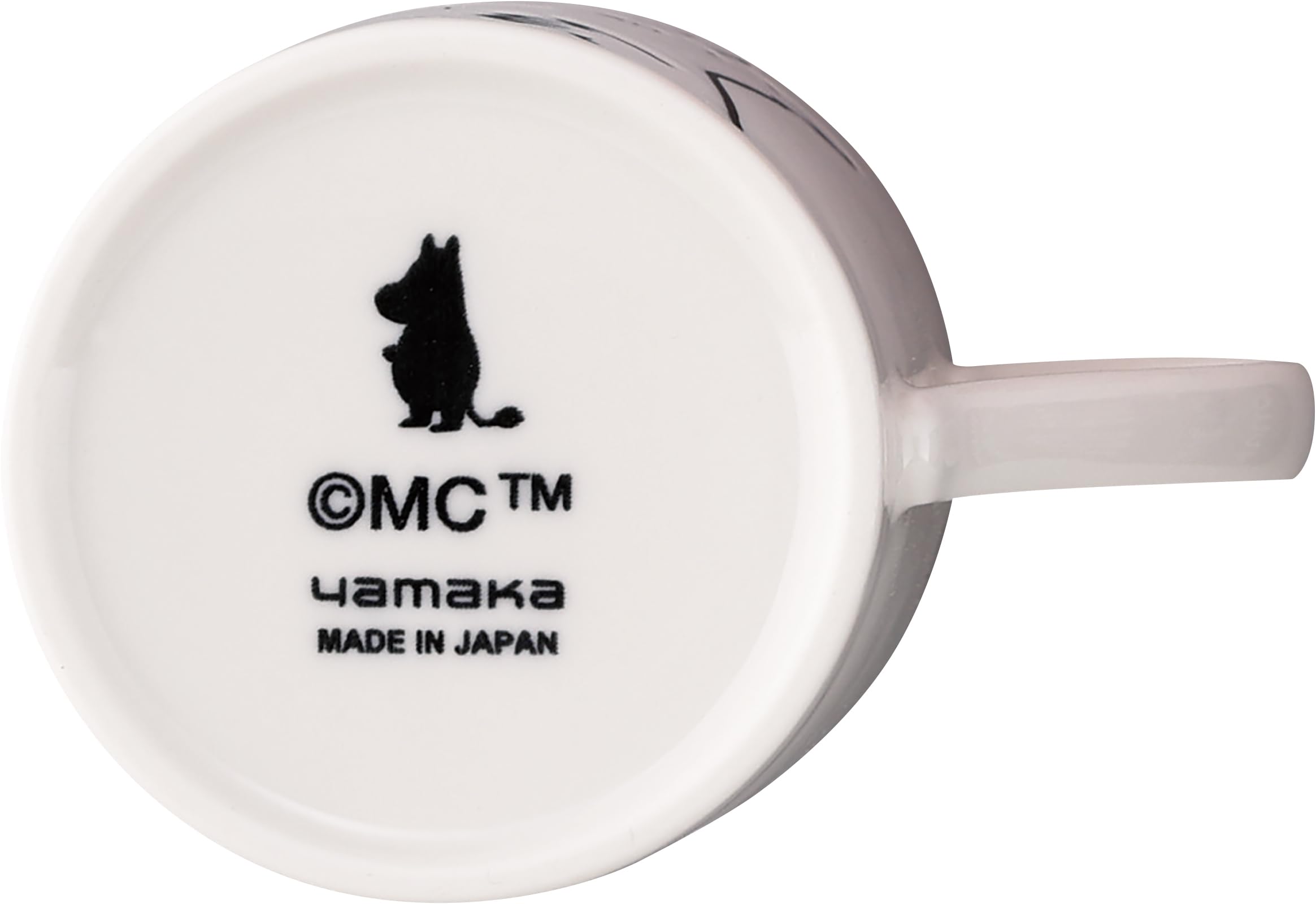 야마카 무민 키리에 머그컵 MM9001-11 320ml 화이트 이미지 4