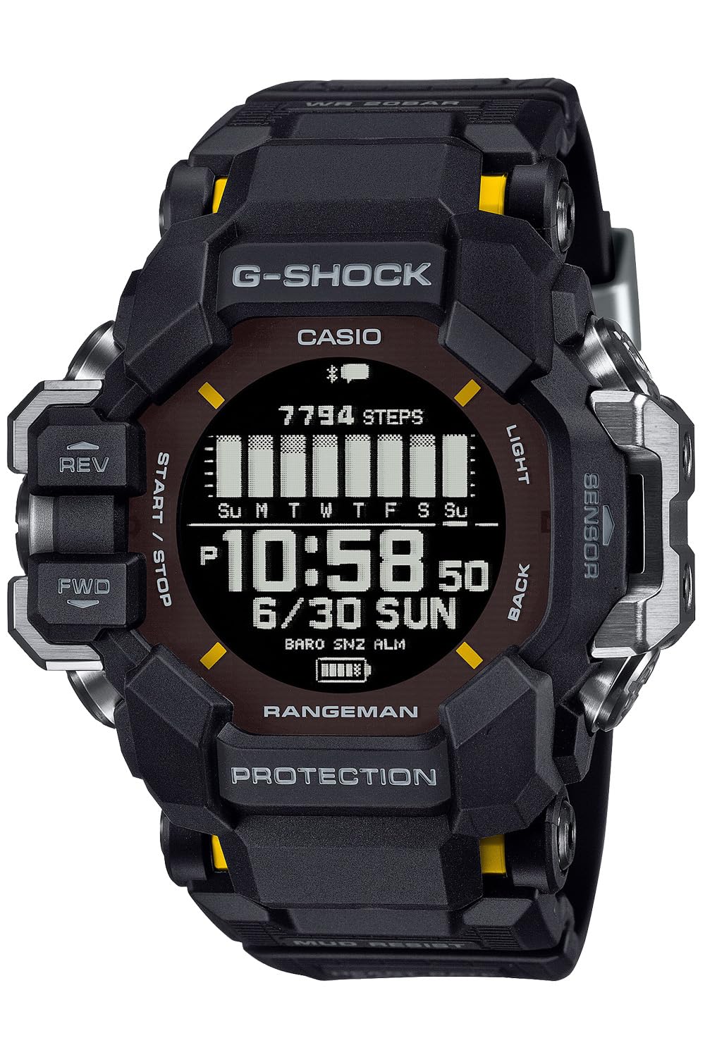 카시오 지샥 레인지맨 GPR-H1000-1JR 블랙 GPS 스마트워치 기본 컬러: 블랙