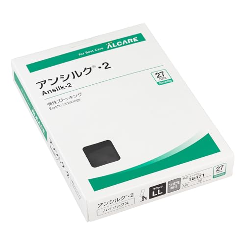 알케어 안실크 2 블랙 18471 LL 하이삭스