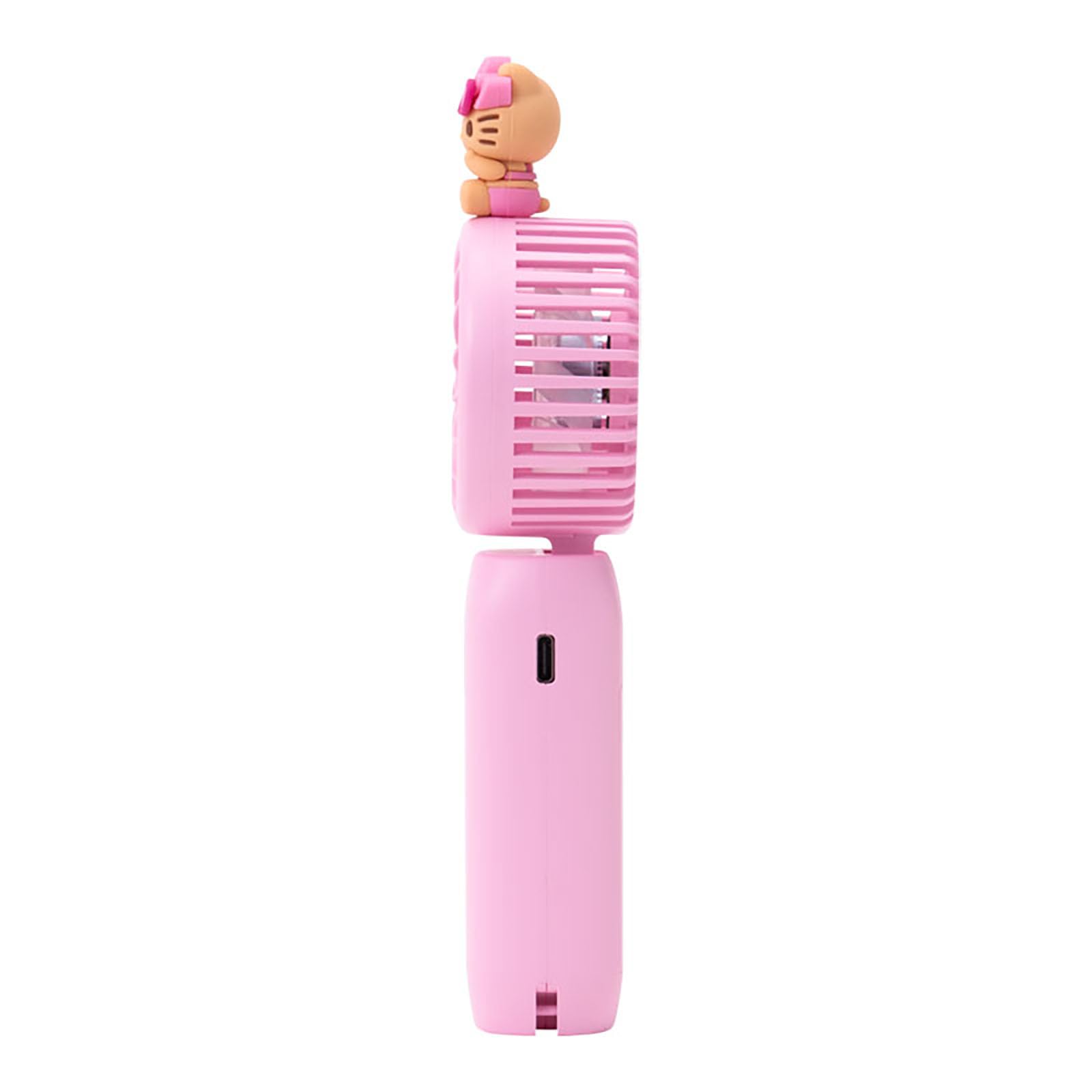 산리오 헬로키티 788317 핑크 휴대용 선풍기 이미지 3