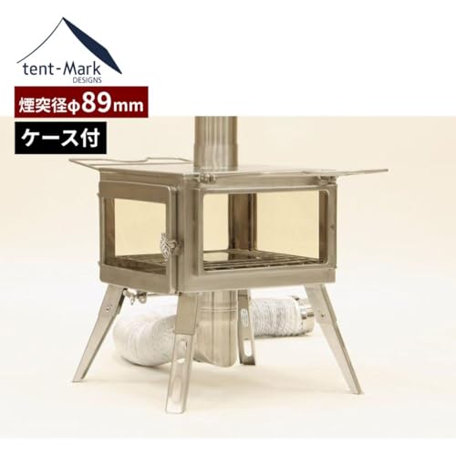텐트마크 디자인 양지 화목난로 89mm 연통 2차연소 스테인리스 이미지 2