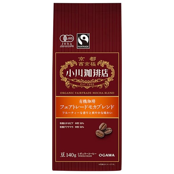 오가와커피 유기농 페어트레이드 모카 블렌드 원두 1400g 10봉