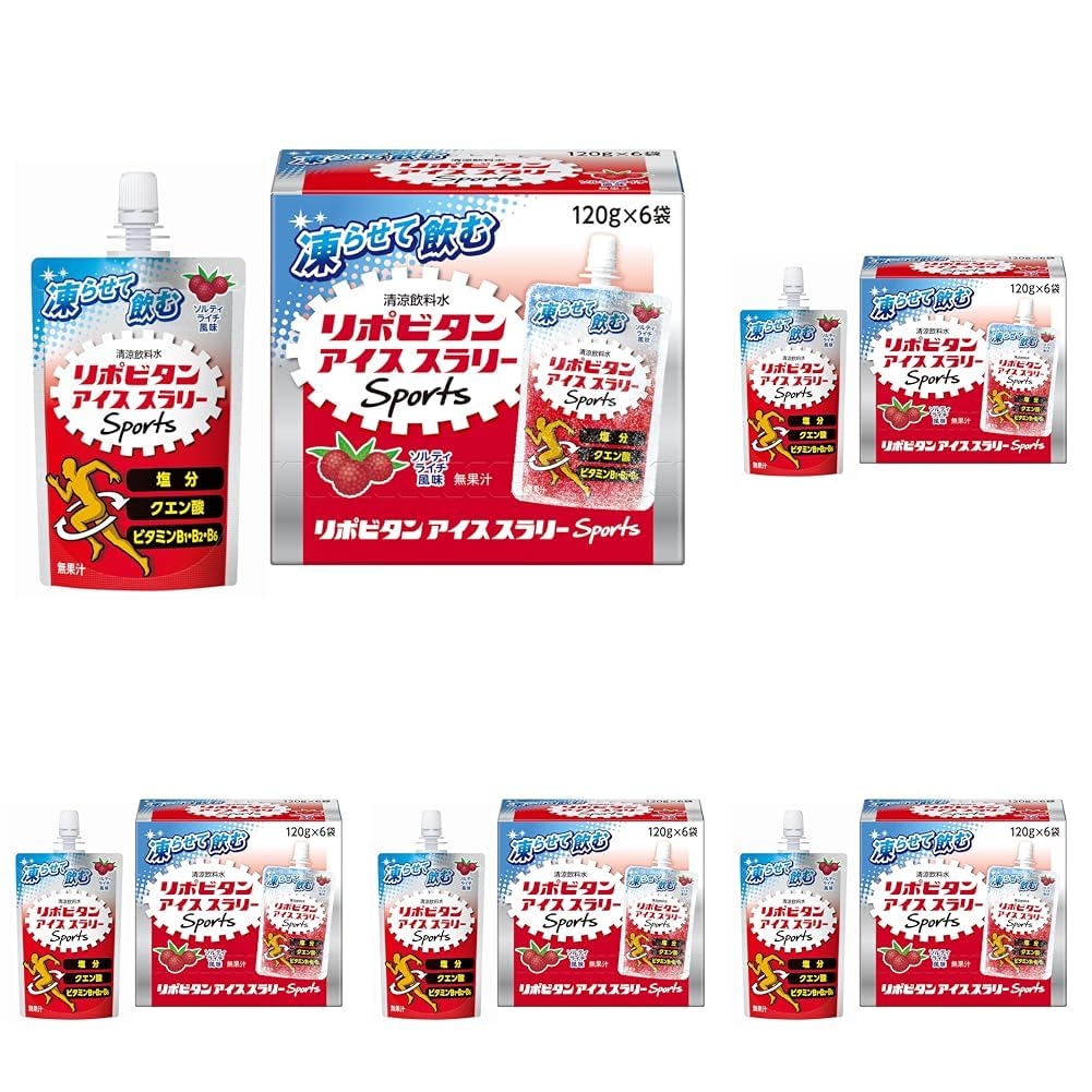 리포비탄 아이스슬러리 스포츠 솔티리치 120g 6개입 120g×6 (× 5)