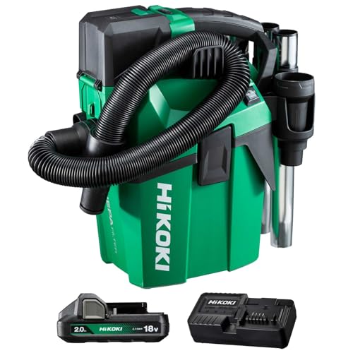 하이코키 RP18DA 18V 충전식 집진기 배터리 충전기 세트
