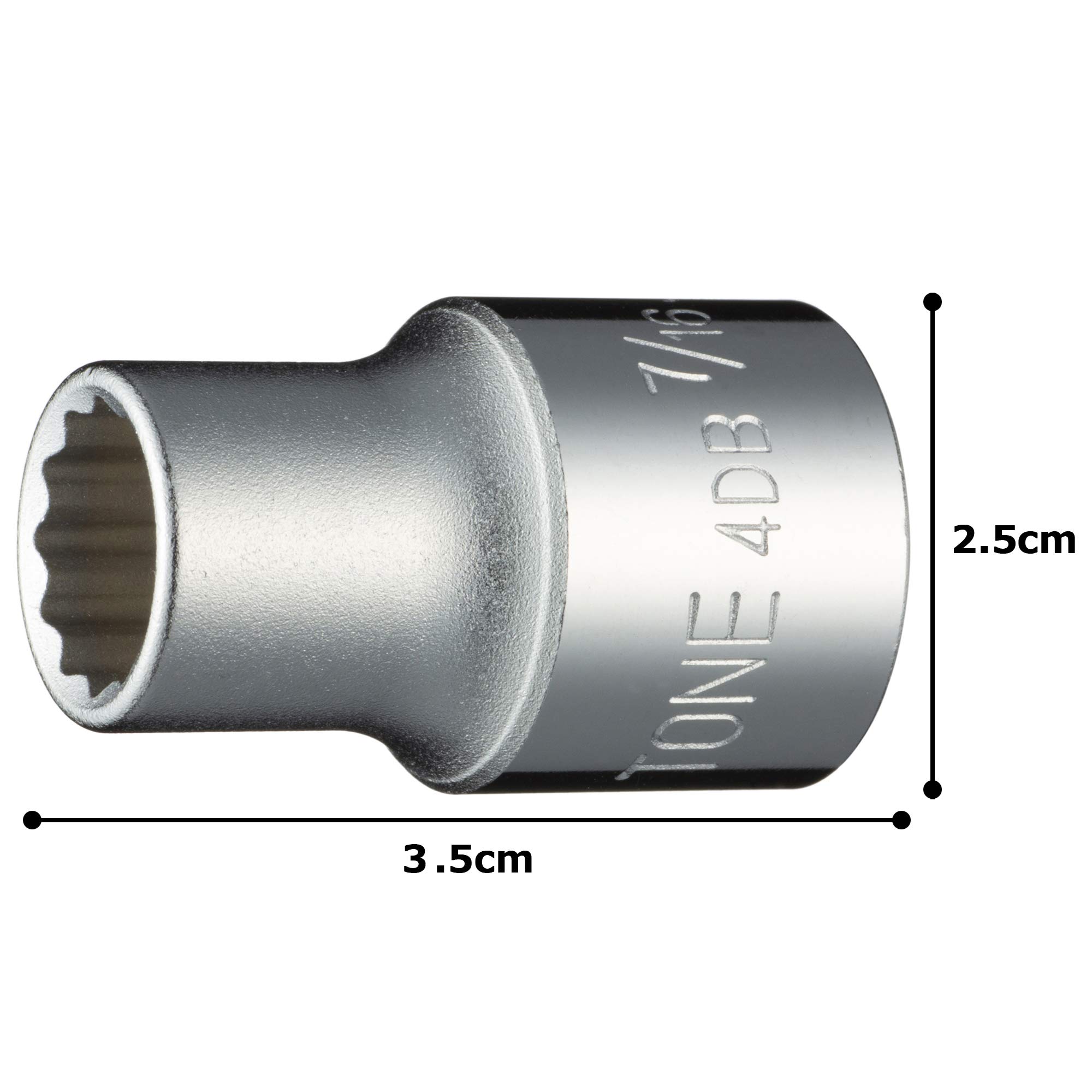 토네 HP4DB-14 12각 소켓 12.7mm 7/16인치 이미지 5