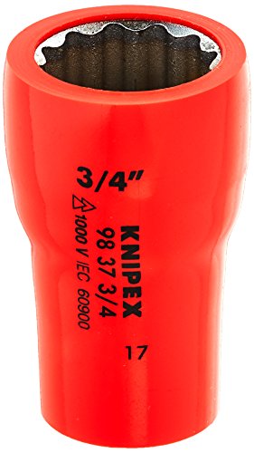 크니펙스 9837-3/4 3/8인치 절연 소켓 1000V 3/4" 이미지 2