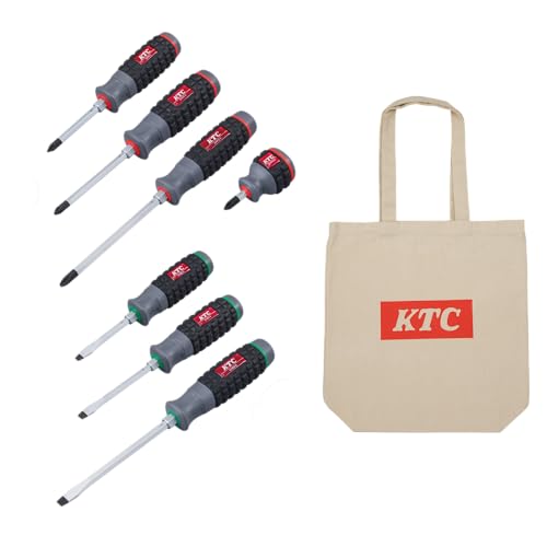 KTC TPMD17KDC 7종 수지핸들 관통형 드라이버 세트 토트백포함