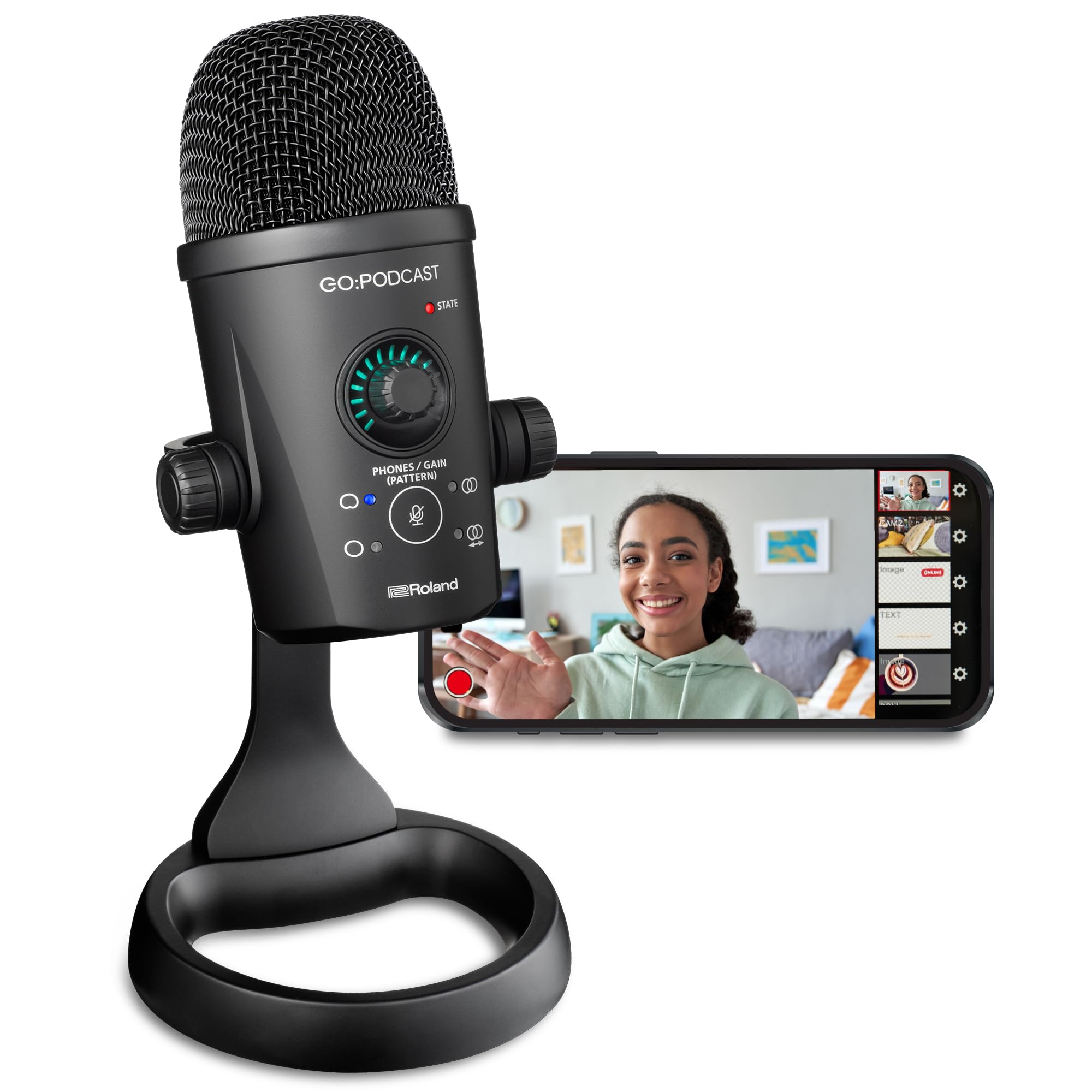 롤랜드 GO PODCAST USB 콘덴서 마이크