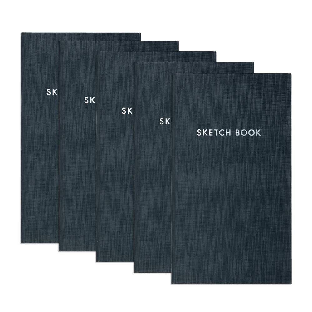 코쿠요 야초 스케치 차콜 블랙 세-Y7DX5SET 3mm 모눈 5권 세트