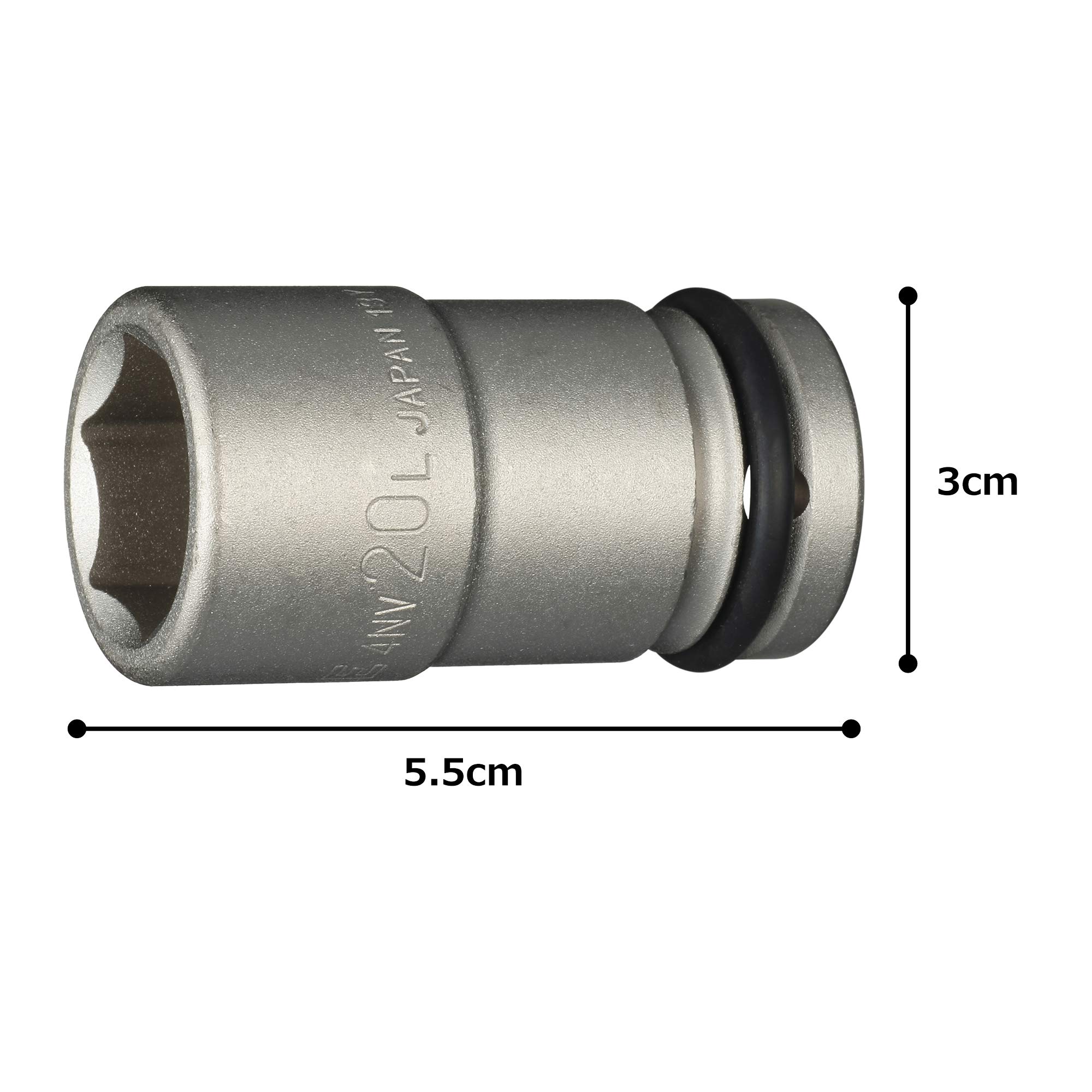 토네 HP4NV-20L 20mm 임팩트 롱소켓 이미지 5
