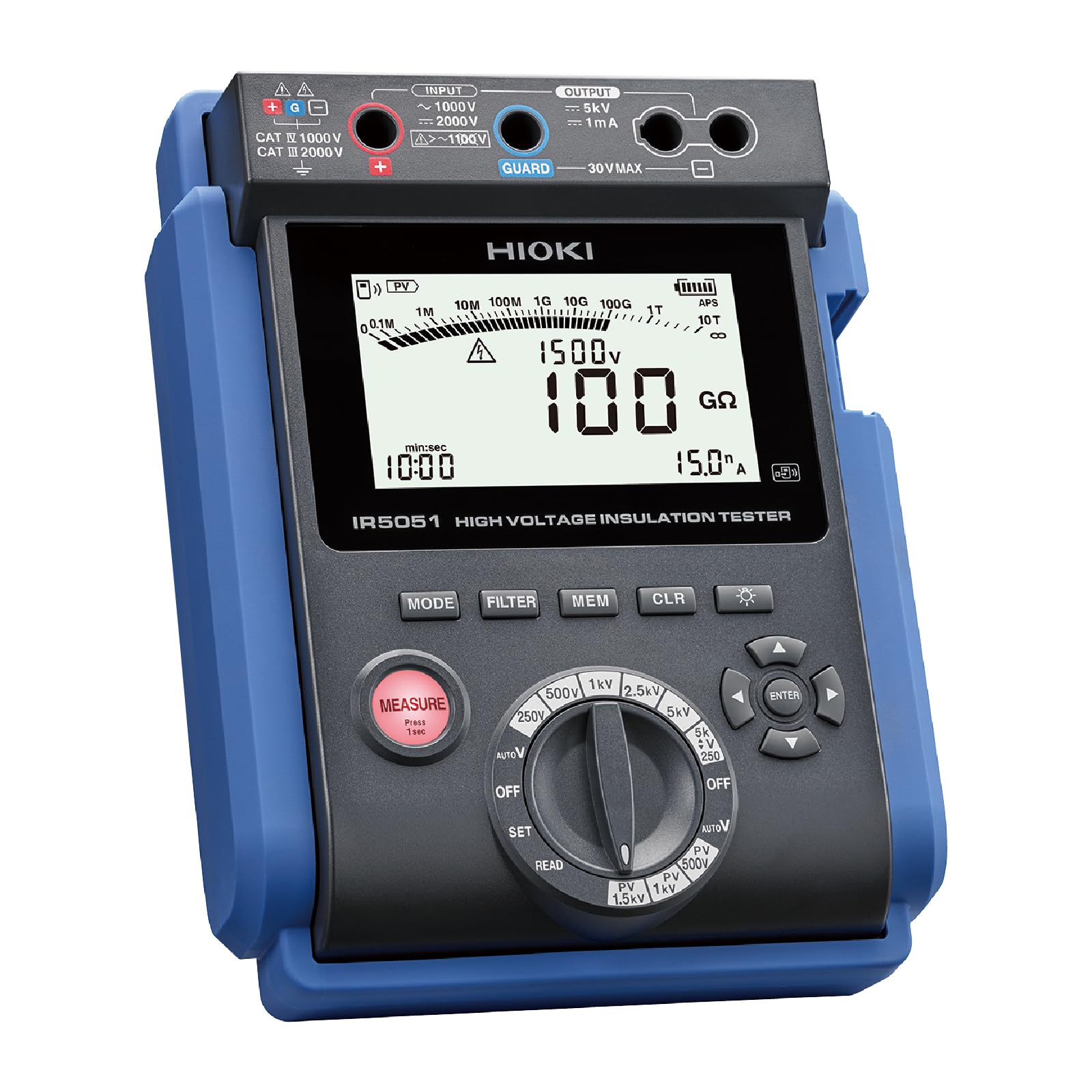 하이오키 IR5051 고압 절연저항계 5kV 태양광 전용