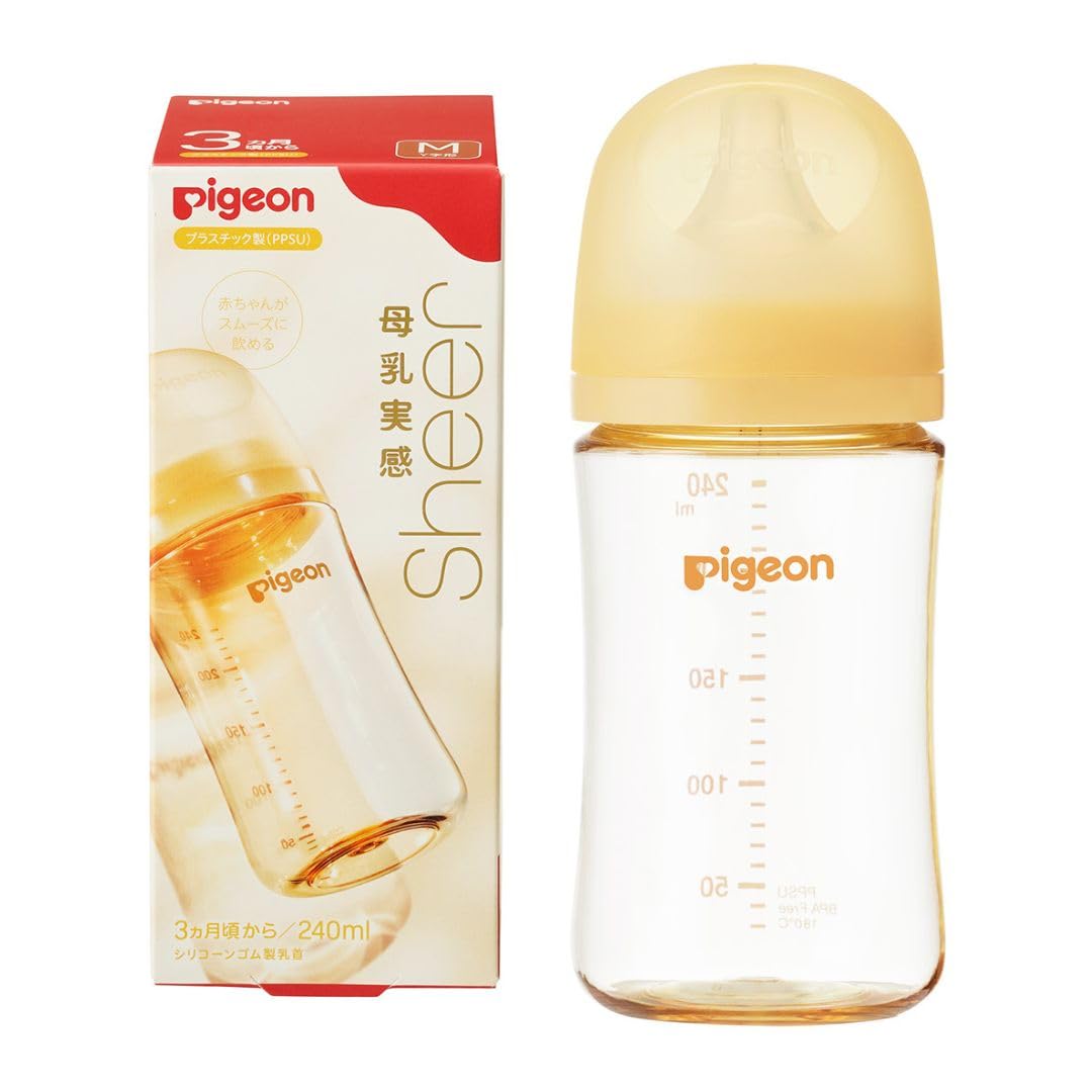 피죤 모유실감 시어 240ml 젖병 플라스틱 경량