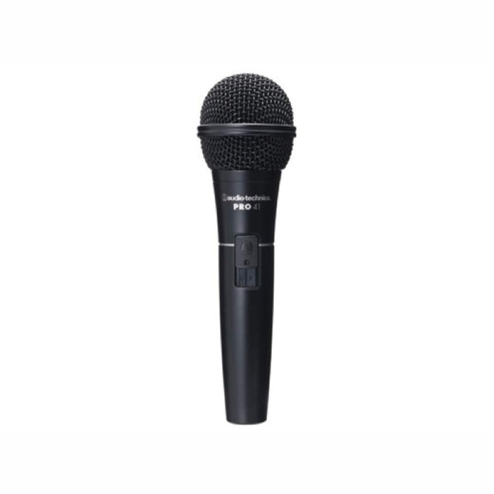 오디오테크니카 PRO41 다이내믹 마이크 단일지향성 블랙 온오프스위치